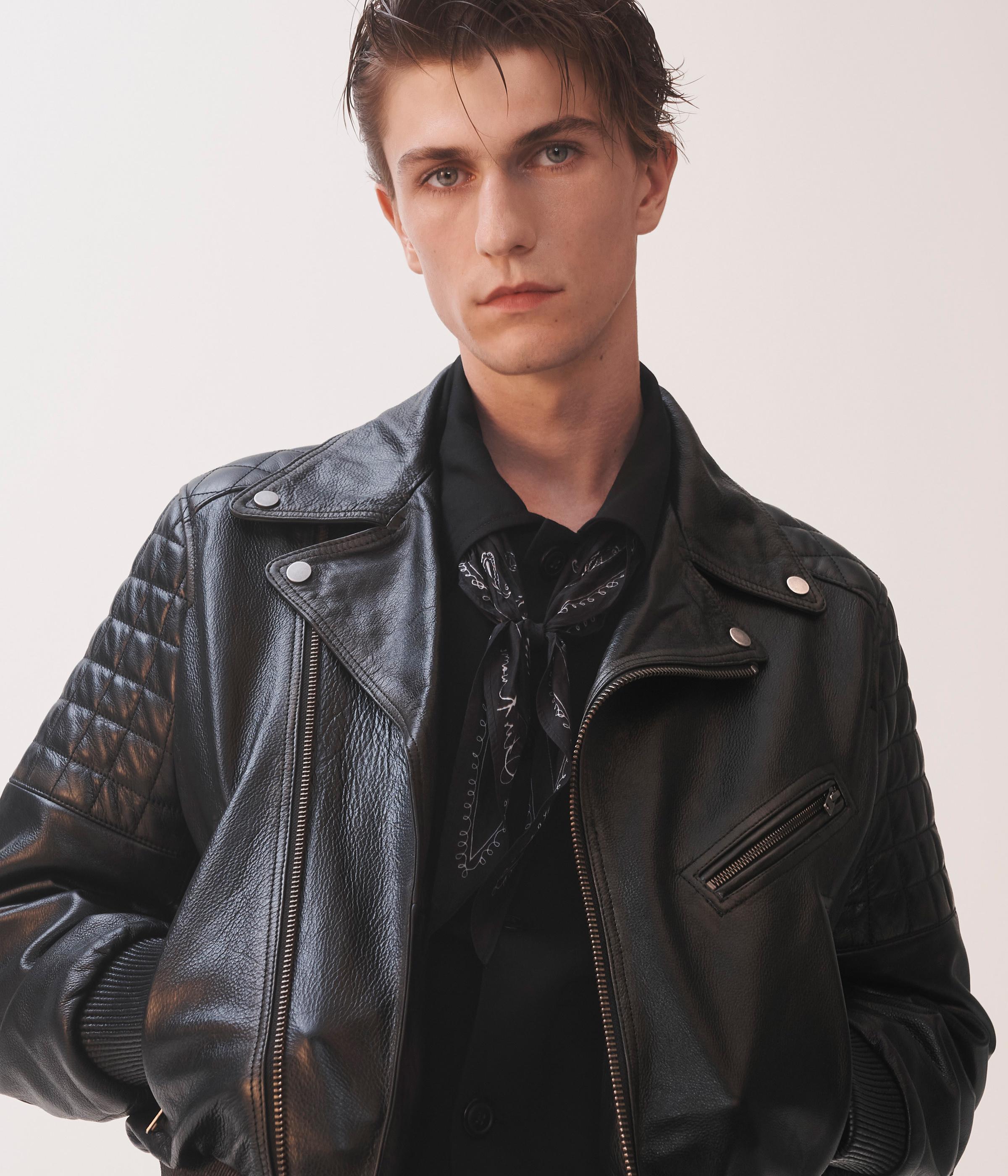 CRAIG MCDEAN BIKER LEATHER JACKET